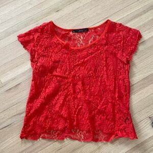Patterson J. Kinkaid Lace Top